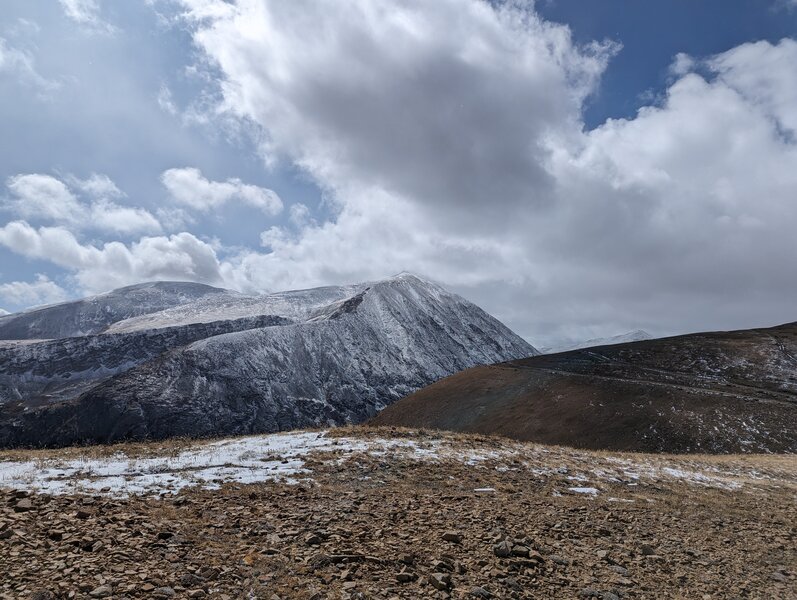 Mt. Lincoln Mt Bross from Hoosier Pass.