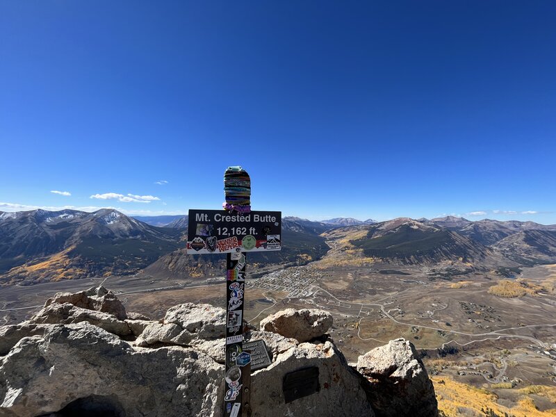 Summit of Mt. Crested Butte.