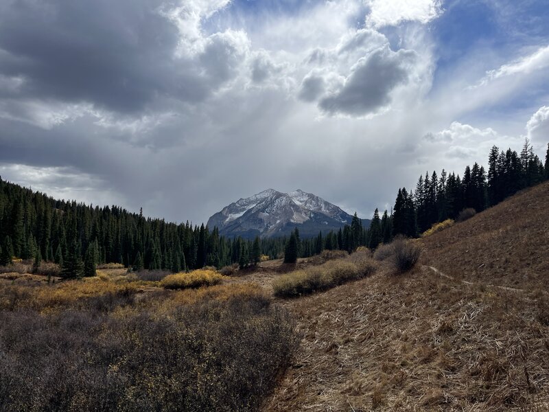 Looking south at Gothic Mountain.