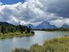 Oxbow Bend on a clear day.