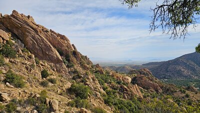 View from the trail.