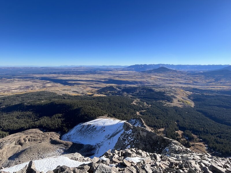 Lone Cone Peak summit views.