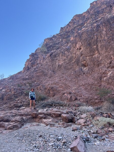 Trail before entering slot canyon.