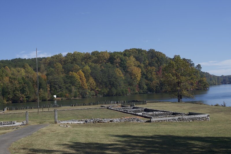 Views of Tellico Lake and in the fall, the beautiful fall colors can be enjoyed at the end of the trail.