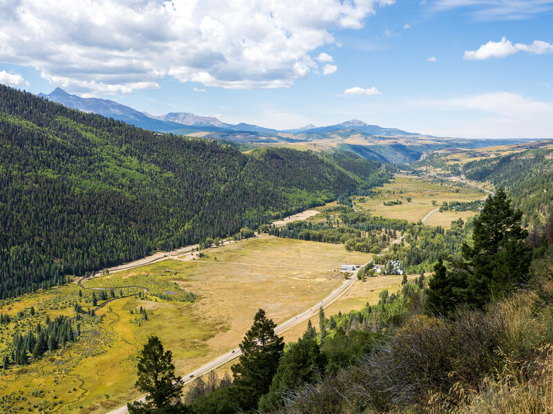 San Miguel River Valley views.