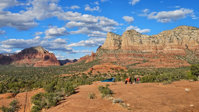 Looking north from Bell Rock.