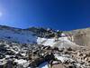 In the talus field below Lone Cone Peak.