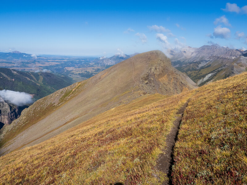 Ajax Peak summit ridge.