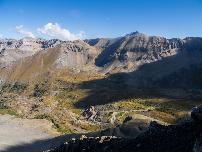 Savage Basin from Ajax Peak.