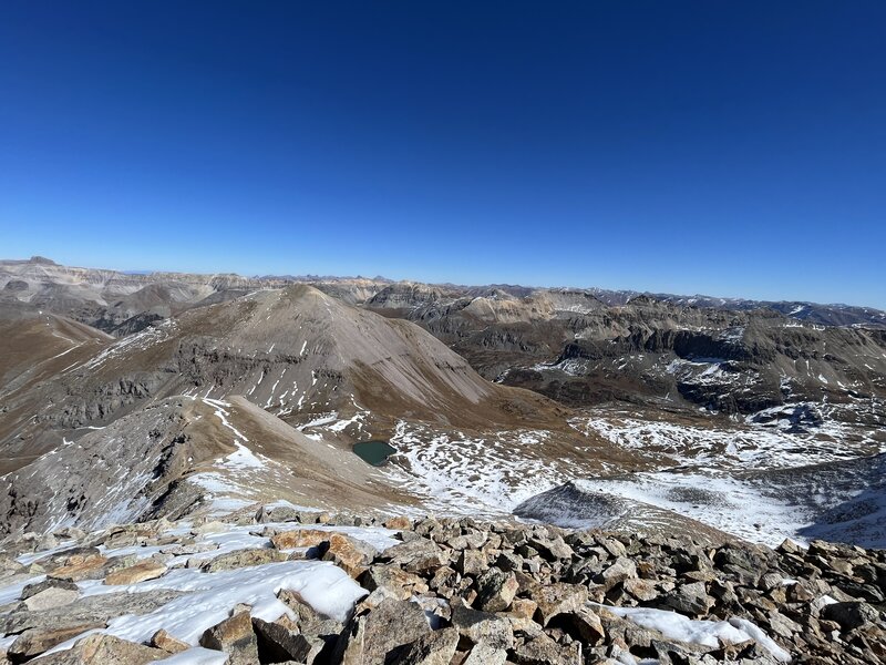 View of La Junta Basin from Wasatch Mountain.