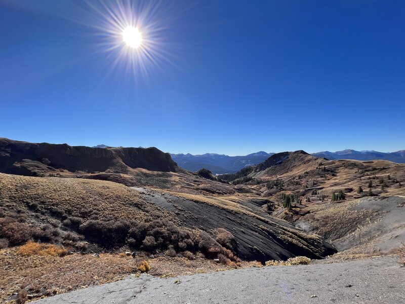 Basin below Lizard Head Trail.