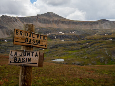 Bridal Veil and La Junta Basin junction.