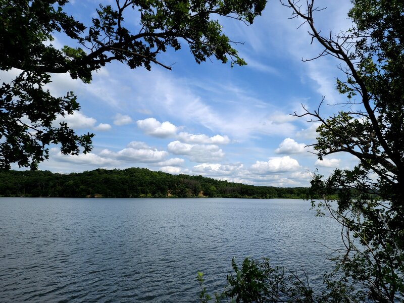 Little Falls Lake from the Little Falls Trail.