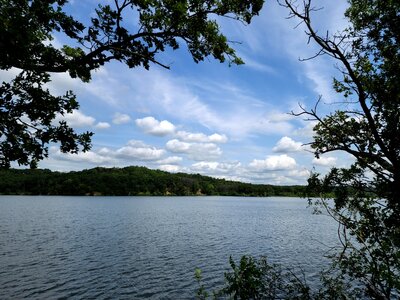 Little Falls Lake from the Little Falls Trail.