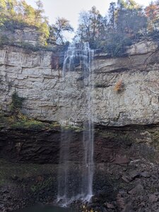 The falls on a dry day.