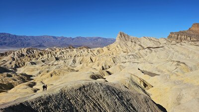 View of Manly Beacon from Golden Canyon Trail.