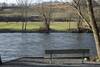 Benches can be found along the trail that allow you to sit, relax, and enjoy the views of the Watauga River.