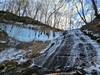 Buttermilk Falls and the ice curtain in winter.