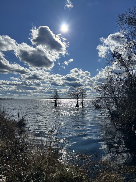 At the end of the trail.