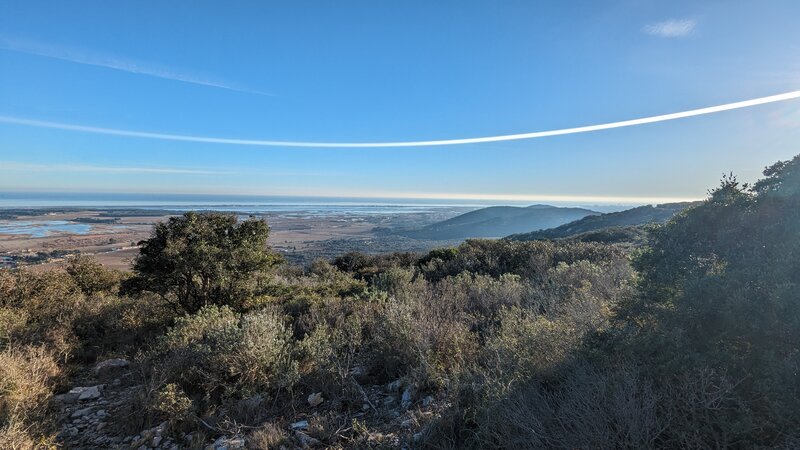 Mediterranean from viewpoint.