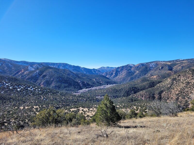 Views of the Gila River from the Alum Camp Trail.