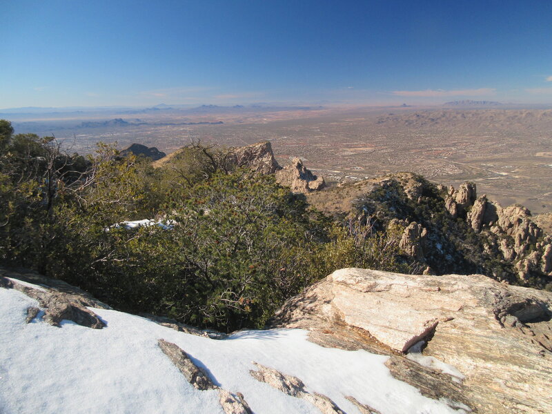 Pusch Ridge from Kimball vista area.