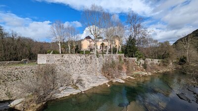 Castle by the Vis Waterfall (private).
