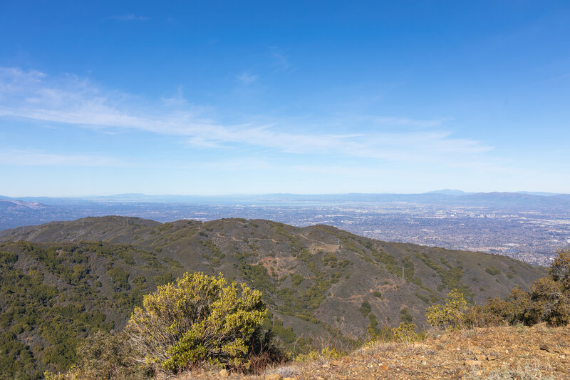 View east from Mount Umunhum.