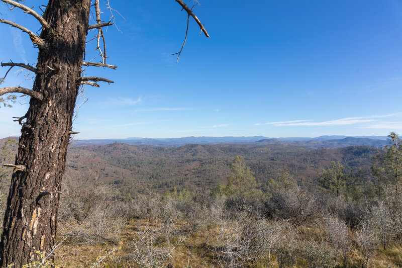 View north of Soaproot Ridge.