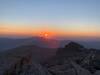 Sunrise from Mt. Harvard summit.