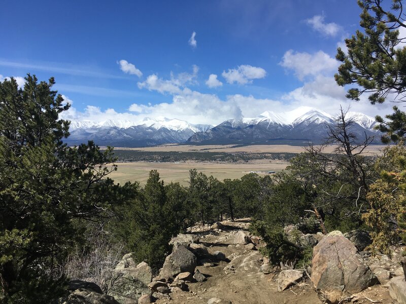 Mts. Princeton and Antero.