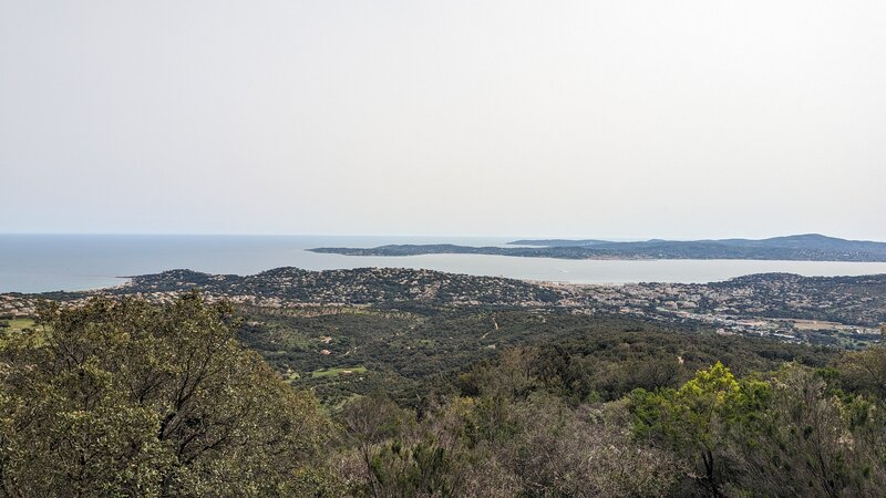 Mediterranean view from Deffend Peak Loop.