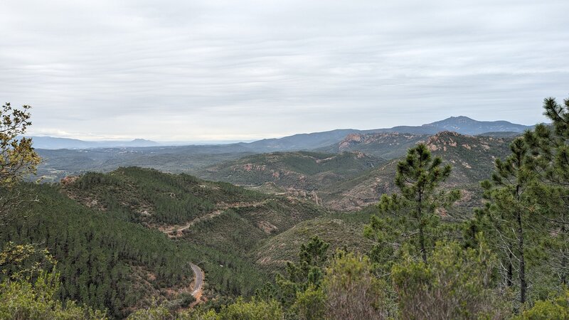 Esterel Mountains.