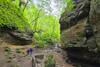 Parfrey Glen Waterfall.