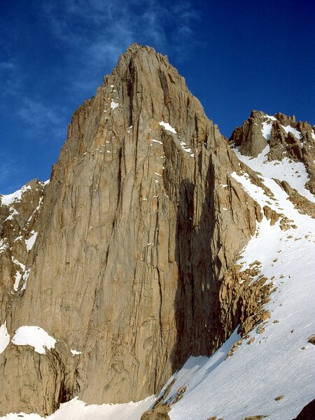 East Face of Mt. Whitney from Iceberg Lake.