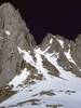 The Mountaineer's Route as seen from Iceberg Lake.