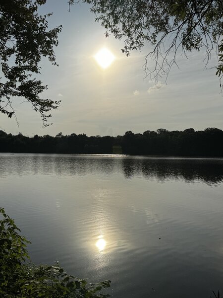 Lake view from the trail.