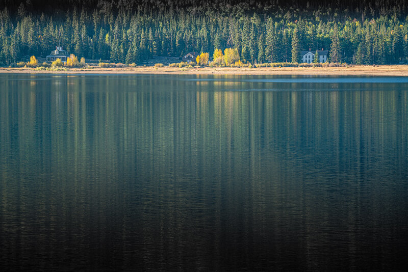 Interlaken as seen from the north shore of Twin Lakes.