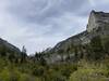 Flathead Buttress, looking up canyon.