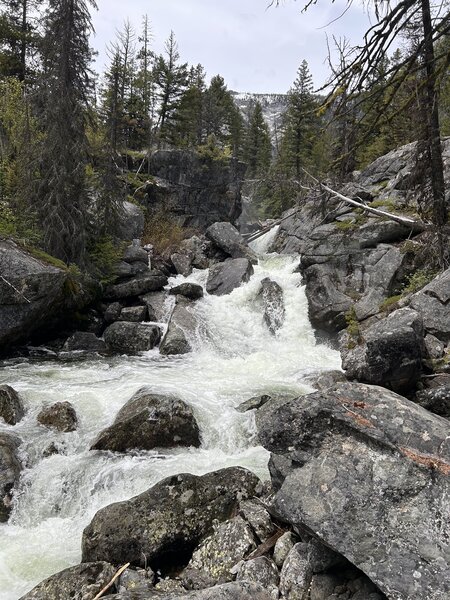 Waterfall, mile 5