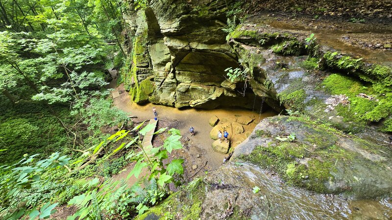 Atop Big Lyons Falls