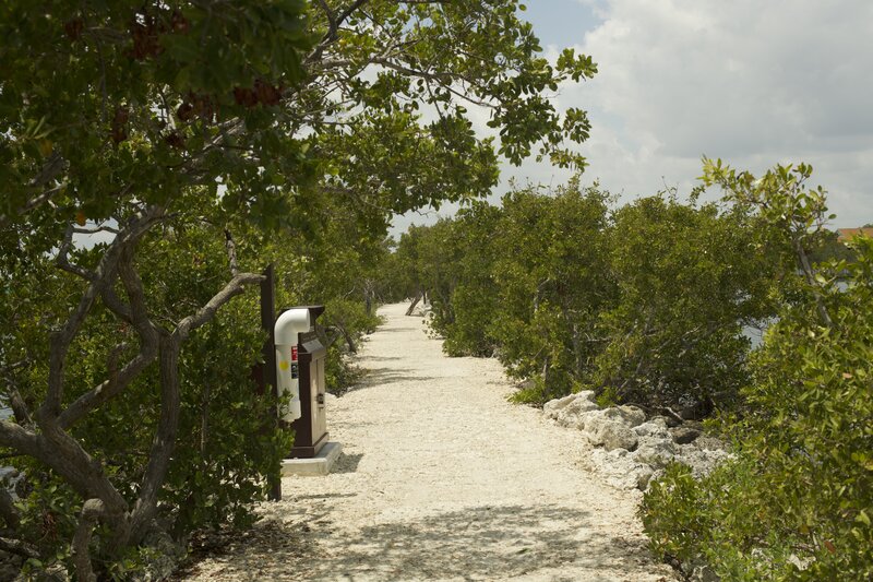 Views along the jetty where you can fish and enjoy views of the ocean around you.