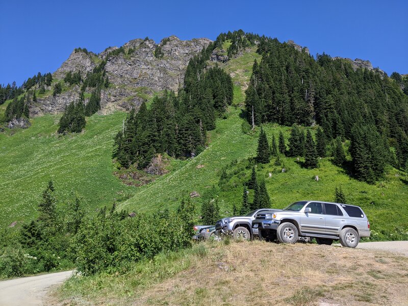 Sauk Mountain from trailhead.