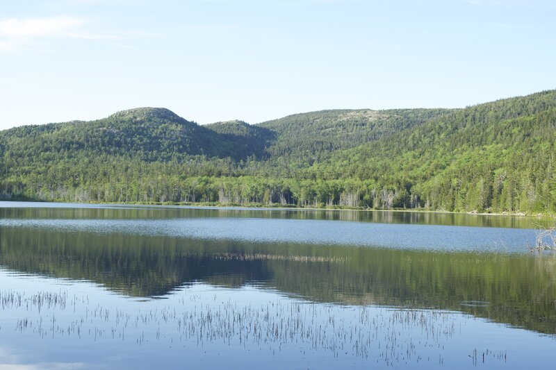 View across Upper Hadlock Lake.