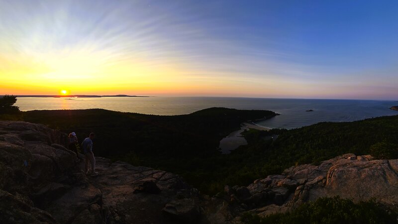 Sunrise from atop The Beehive.