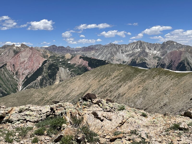 View hiking up.