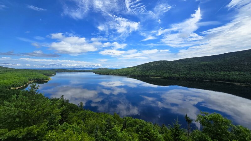 Bubbles Trail. View of Eagle Lake.