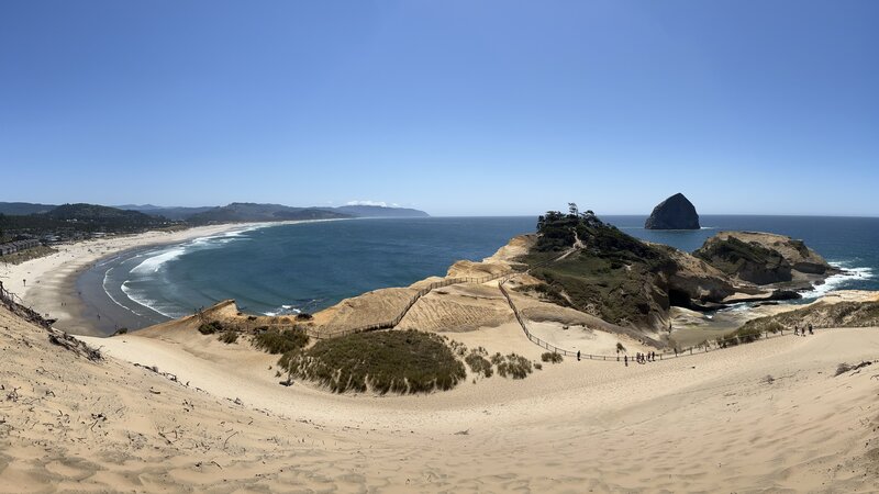 Cape Kiwanda, Haystack Rock, and Pacific City Beach.