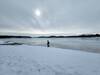 Bryant Lake in winter.