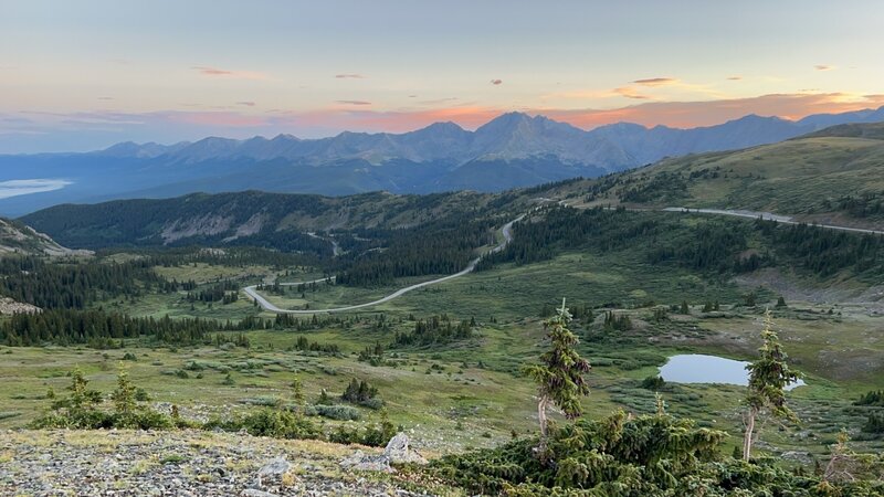 Sunrise on Cottonwood Pass